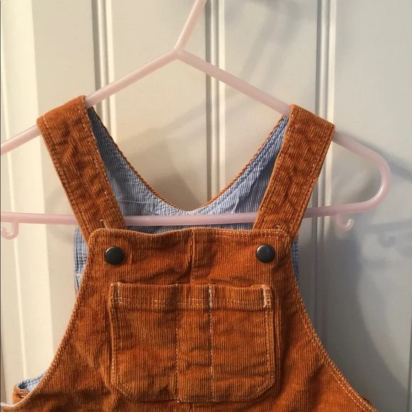 Hatley Orange Kids Overalls - Picture 2 of 9